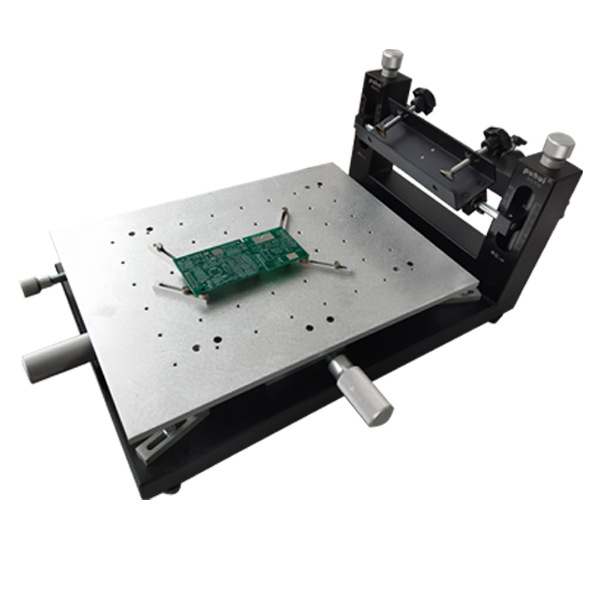 Pratt & Whitney semi-automatic precision screen printing table SMT patch equipment manual printing table PCB double-sided board precision positioning