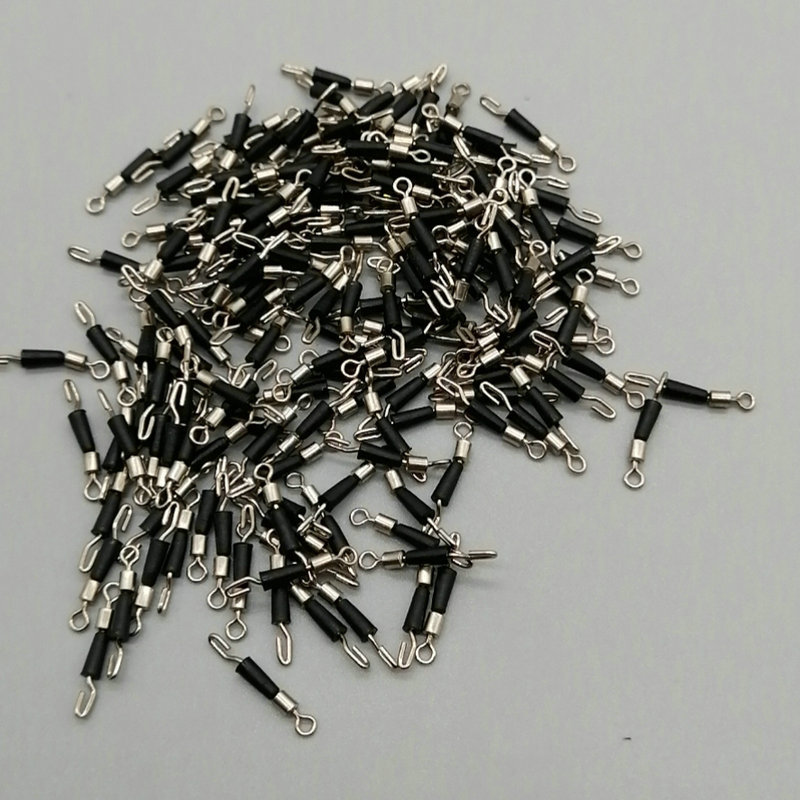 Wholesale rubber quick sub-wire clip anti-entanglement eight ring connector express pin wire clip fishing supplies small accessories