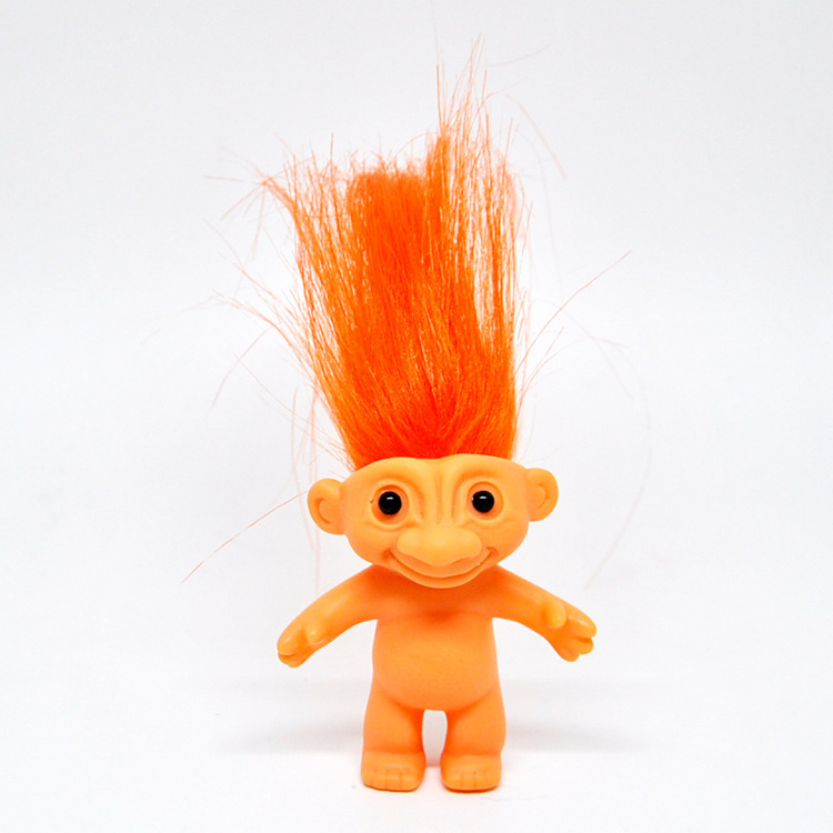 New Indian kid Ugly Baby vinyl doll retro giant model doll 80 s 6cm high long hair doll