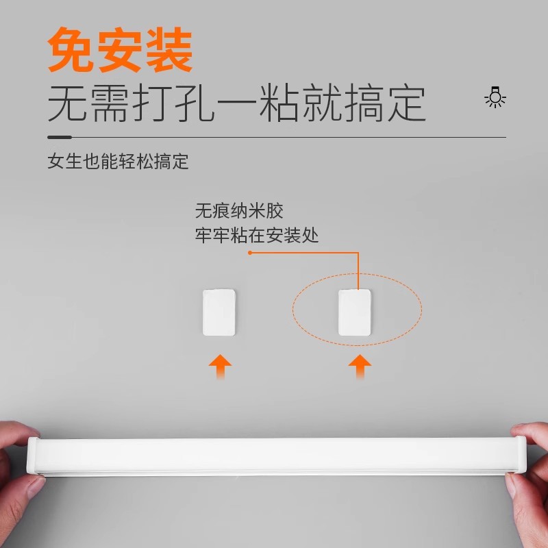 Plug-In Wall Lamp Led Tube Light Three-Proof Strip Light Bedroom Bedside Lamp T5T8 Bracket Light for Bedroom Use