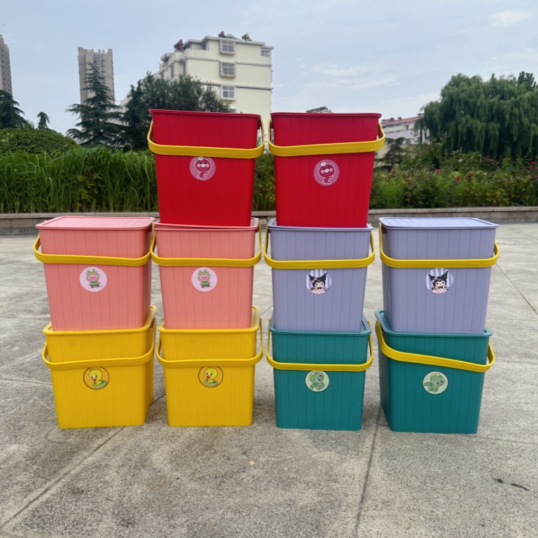 Оптовая квадратная многофункциональная ведро, портативное ведро с крышкой, ведро для рыбалки, ведро для клубники, многофункциональное ведро, ведро в форме желтой утки