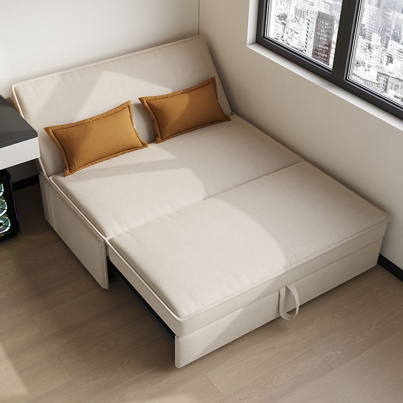 Sofa Bed Without Armrests, Modern and Simple, Multifunctional Folding, Dual-Purpose, Small Apartment Storage, Living Room, Double Retractable