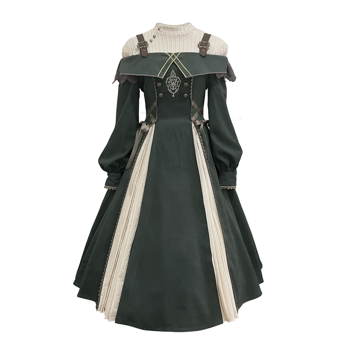 Bear Dou Sauce Original Tour Song Lolita Female Lolita Base Shirt dress Daily Cute suit 6968