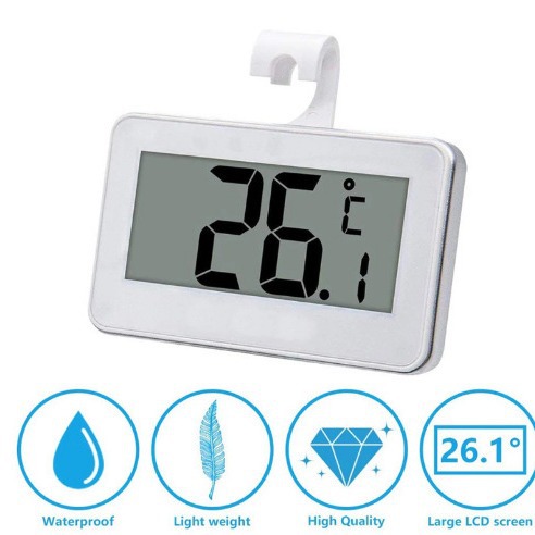 High-precision refrigerator electronic thermometer freezer precision medical small sample retention thermometer freezer commercial