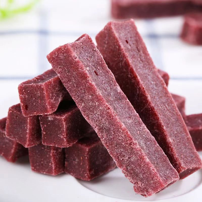 Dropshipping Mulberry Hawthorn Strips 0 Added Kidsren's Hawthorn Snacks Sweet and Sour Hawthorn Dried Candied Black Mulberry Hawthorn Strips