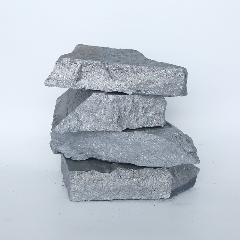 Customized 65 # 75 # Silicon Iron Alloy Casting Raw Stone Material Silicon Iron Natural Block Casting Metallurgical Furnace Material Processing