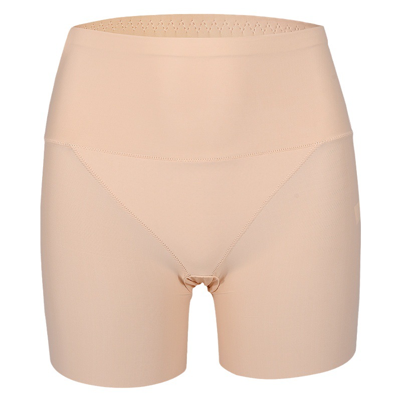 Bonas safety pants women's summer thin non-curling plus size Ice Silk seamless safety pants anti-exposure bottoming shorts