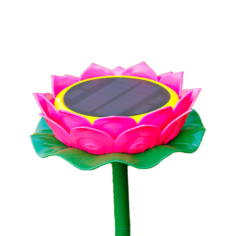 Outdoor Solar Charging Singing Machine Home New Lightning Protection Waterproof Card Insertable Lotus Big Volume Music Machine