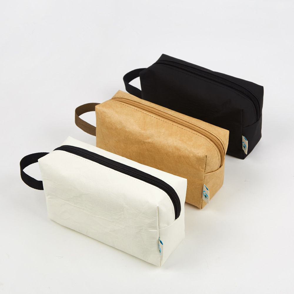 Customized Dupont Paper Octagonal Bag, Simple Large-Capacity Waterproof Toiletry Bag, Travel Satchel Hand-Held Cosmetics Bag