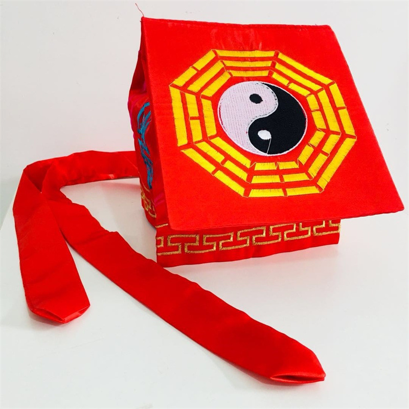 Taoist supplies gossip hat Taoist hat props hat gossip towel Zhuangzi towel method hat Lin Zhengying film and television hat