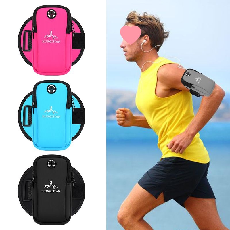 New Outdoor Fitness Mobile Phone Arm Bag Unisex Wrist Bag Waterproof Breathable Running Sports Mobile Phone Bag Arm Bag