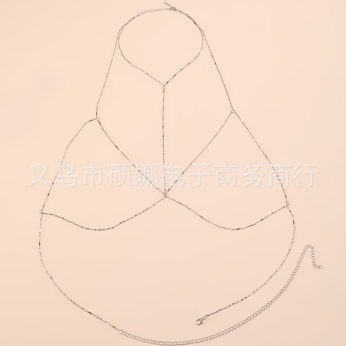 Factory wholesale in stock explosion beach vacation bikini sexy fashion chest chain ins color body chain chest chain