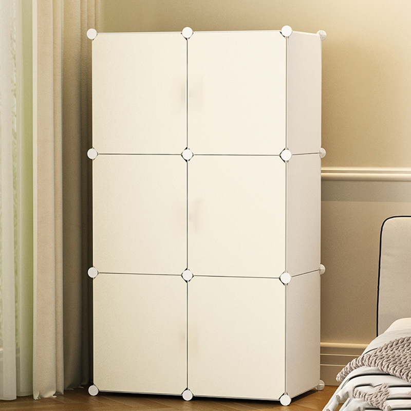 Шкаф для хранения в спальне, многоуровневый, для хранения мелочей, простой, большой ёмкости, пылезащитный