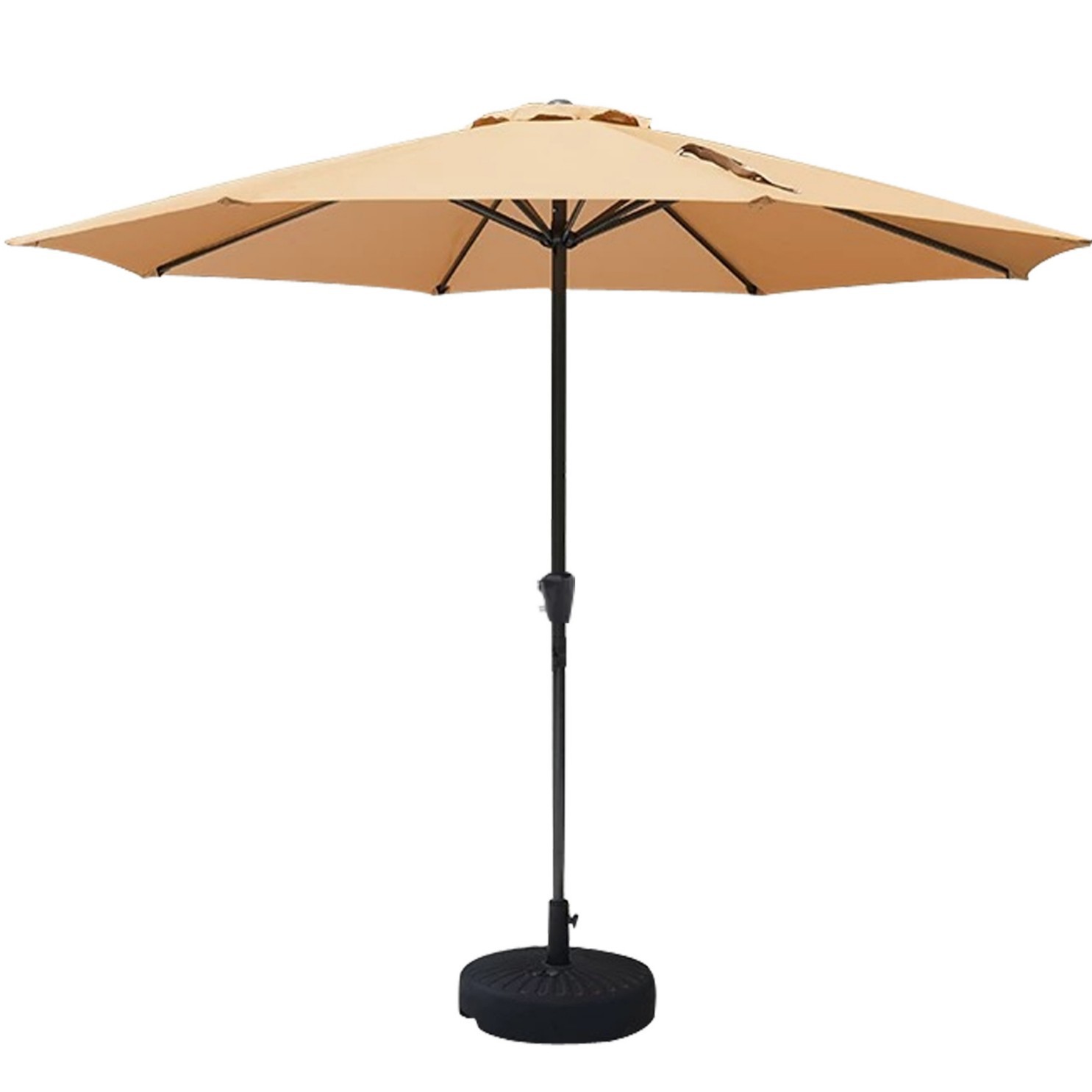 Outdoor Parasol Courtyard Villa Sun Protection Camping Leisure Balcony Cafe Stall Center Column Umbrella Sun Umbrella Wholesale