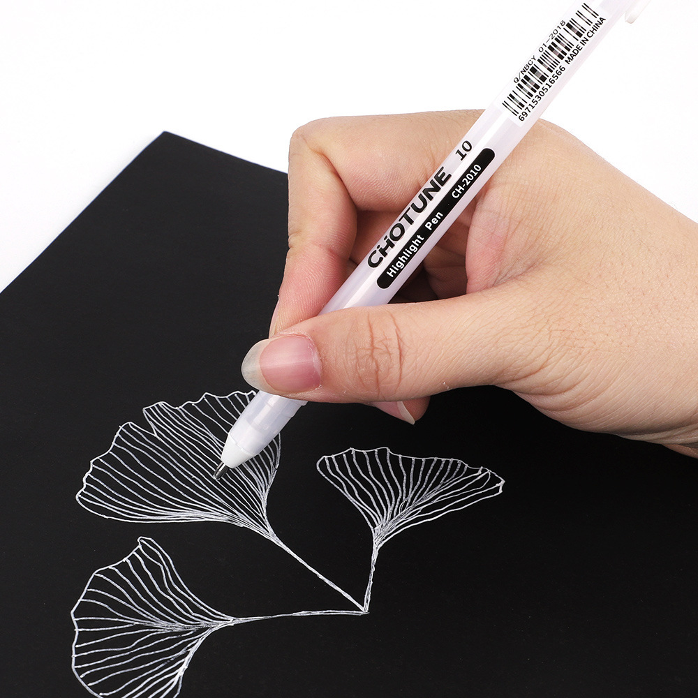 High-light pen white graffiti Gouline pen art animation painting color oil pen hand-written pen marker pen wholesale
