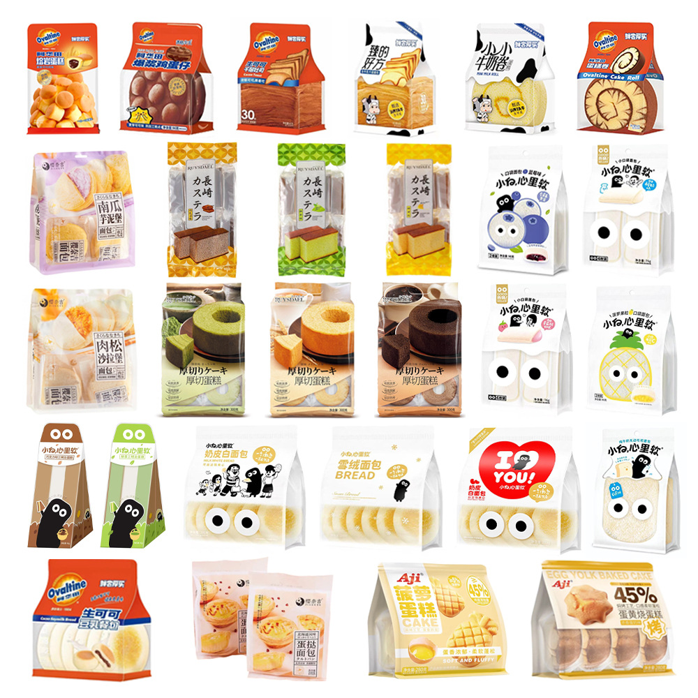 взрывная хлебная комбинация большая упаковка для полдника завтрак хлеб пирожное закуски супер друзья вкус Ахуа Тян