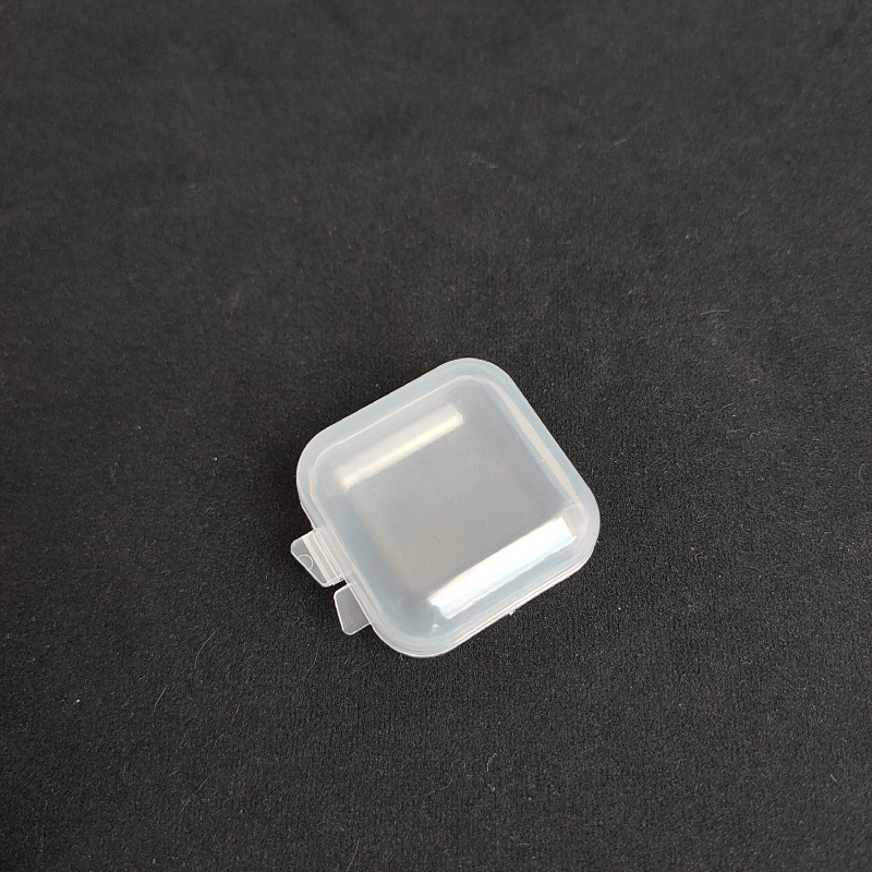3.5 Plastic Small Square Box Earplug Box Anti-Noise Pp Two-Lid Small Square Box Mini Small Box with Lid Small Plastic Box Storage