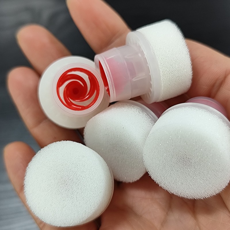 Yishun Shoe Polish Sponge Head down Jacket Cleaner Sponge Pump Head Accessories White Shoe Cleaning Sponge Head Round