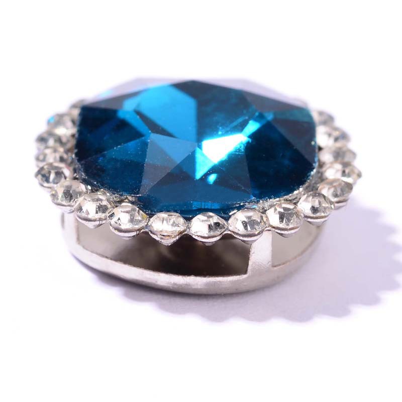 DIY Headband Hairpin Hair Accessories Accessories Material Sunflower Double-Layer Glass Hand-Sewn Rhinestone Fat Square