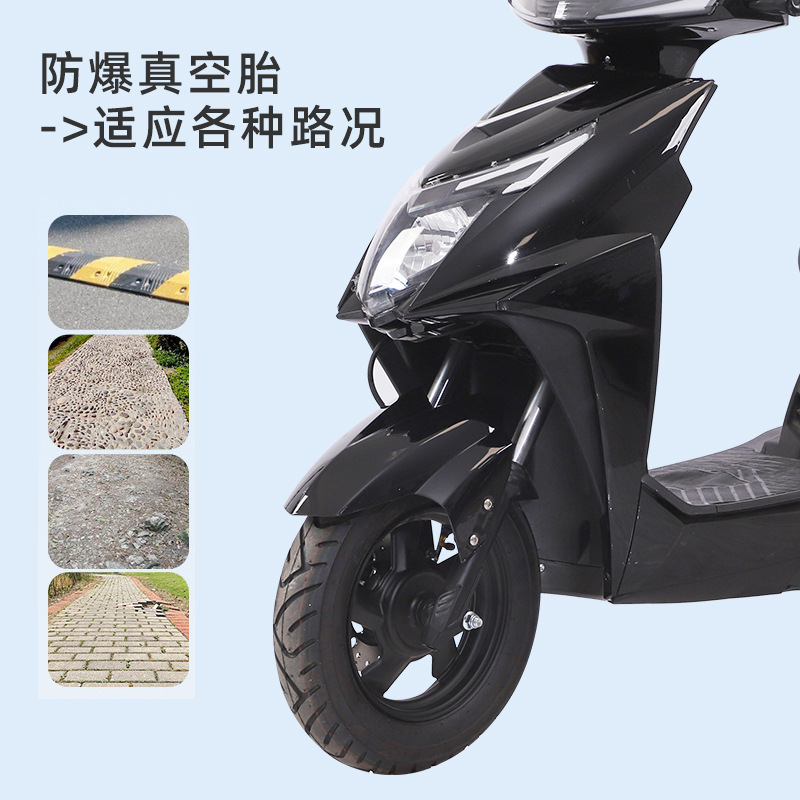 New Adult Scooter Battery Car Disc Brake Manufacturer Wholesale Long Life Lithium Battery Two-Wheeled Electric Motorcycle