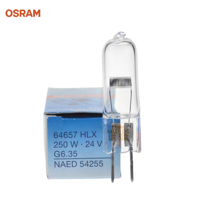 OSRAM 64657 HLX 24V250W Surgical Shadowless Lamp Microscope Projector Bulb