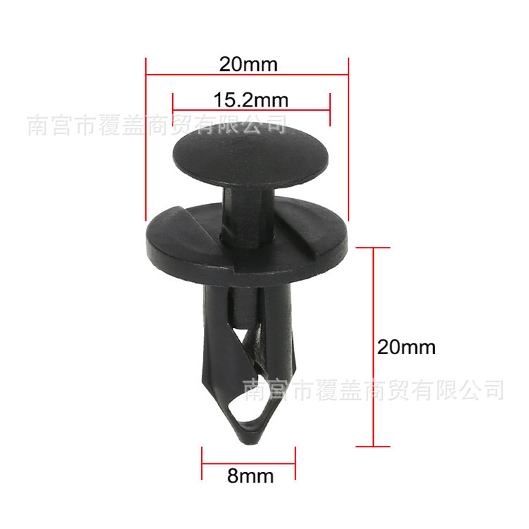 Автомобильный универсальный расширительный винт, 8 мм, крепление, защита бампера, клип для обивки багажника