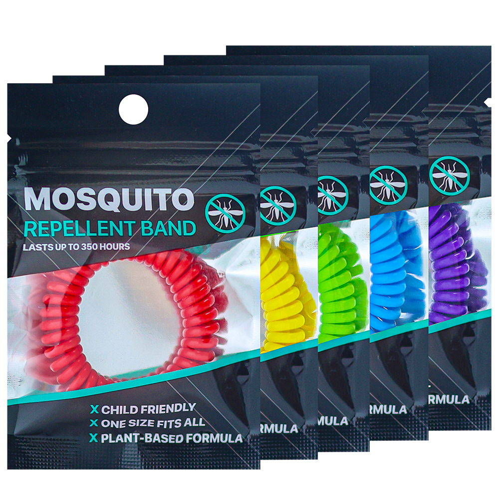 Браслет от комаров с независимой упаковкой, кожаный, плетеный