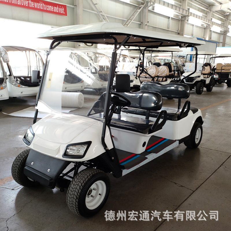 Electric Golf Cart 4 Seats 6 Seats Tourist Attraction Reception Patrol Car Park Sightseeing Shuttle Golf Cart