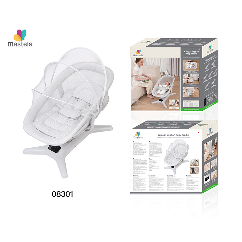 Mastela baby electric rocking chair can sit and lie baby coax baby artifact children soothing chair newborn cradle bed