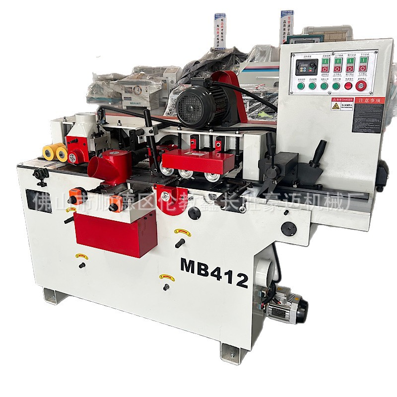 Direct Supply Mb412 Wood Four-Axis Four-Sided Woodworking Planer Wood Line Floor Strip Door and Window Frame Planer Fully Automatic Planer Milling Machine