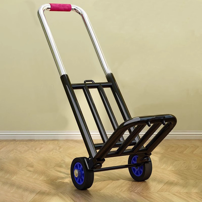 Складная ручная тележка для транспортировки товаров, покупок, продуктовых покупок, экспресс-доставки, портативная тележка, маленькая тележка для багажа