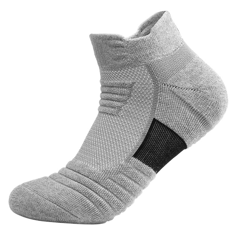 Sports Socks Elite Basketball Socks Men's Mid-Calf High-Top Short Towel Bottom Thickened Non-Slip Breathable Running Socks