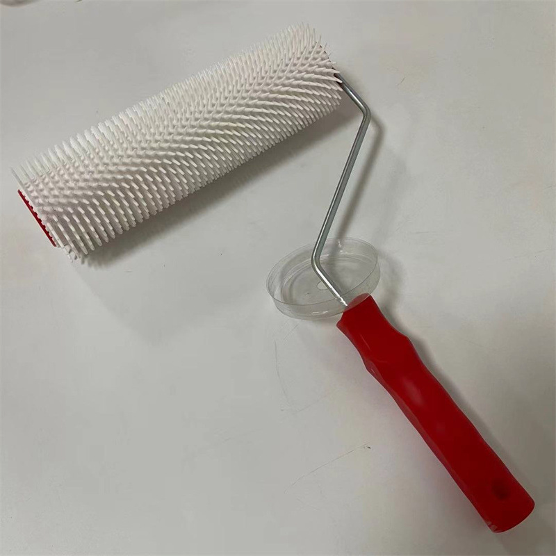 Эпоксидная краска для полов с игольчатым валиком, роликовая кисть для самовыравнивания, 9 дюймов