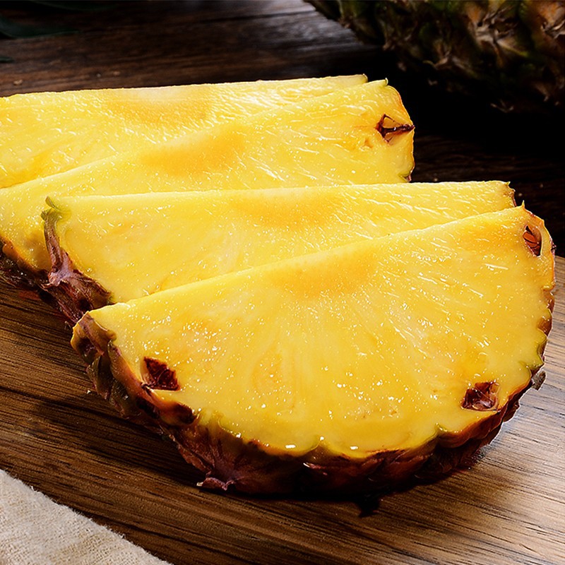 Hainan Golden Diamond Pineapple 3/5/4.50kg Fresh Fruit Seasonal Pineapple Hand Tear Big Fruit Origin