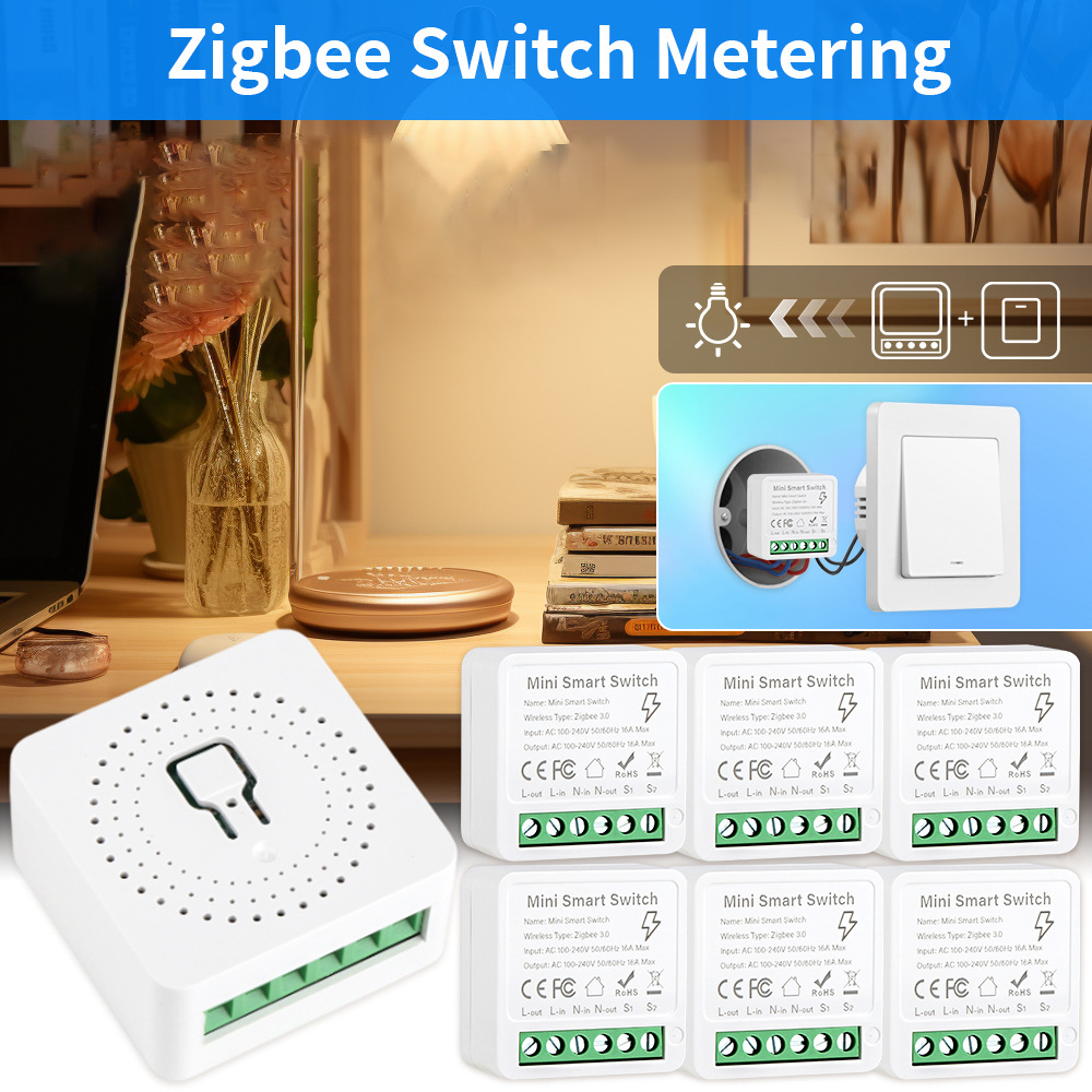 Ewelink Zigbee3.0 Smart Switch Mini Cassette Switch Single Open Dual Control Alaxa Voice