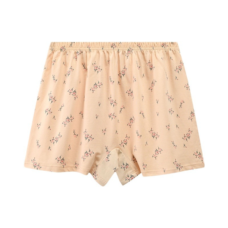 Middle-aged and elderly cotton boxers mother underwear loose plus size cotton women's shorts spring and summer thin grandma boxer