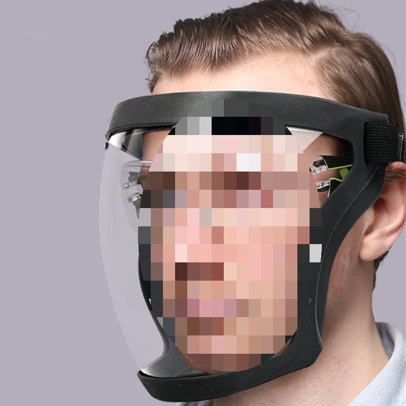 Новая прозрачная маска, защитная, ветронепроницаемая, улучшенная версия с фильтром, защитная маска от запотевания