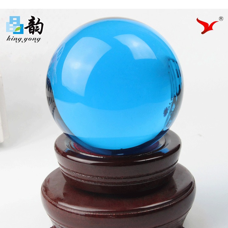 P lake water blue color head color crystal ball magic photography props 30-300mm size color complete