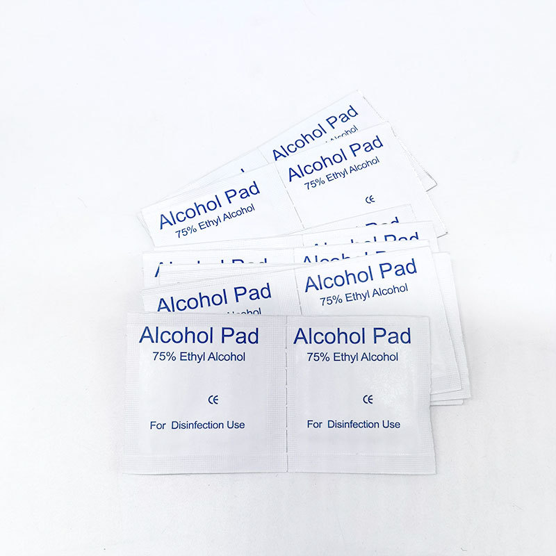 In stock alcohol tablets alcohol disinfection cotton sheet tattoo embroidery jewelry mobile phone computer cleaning wipe 100 pieces box CE FDA
