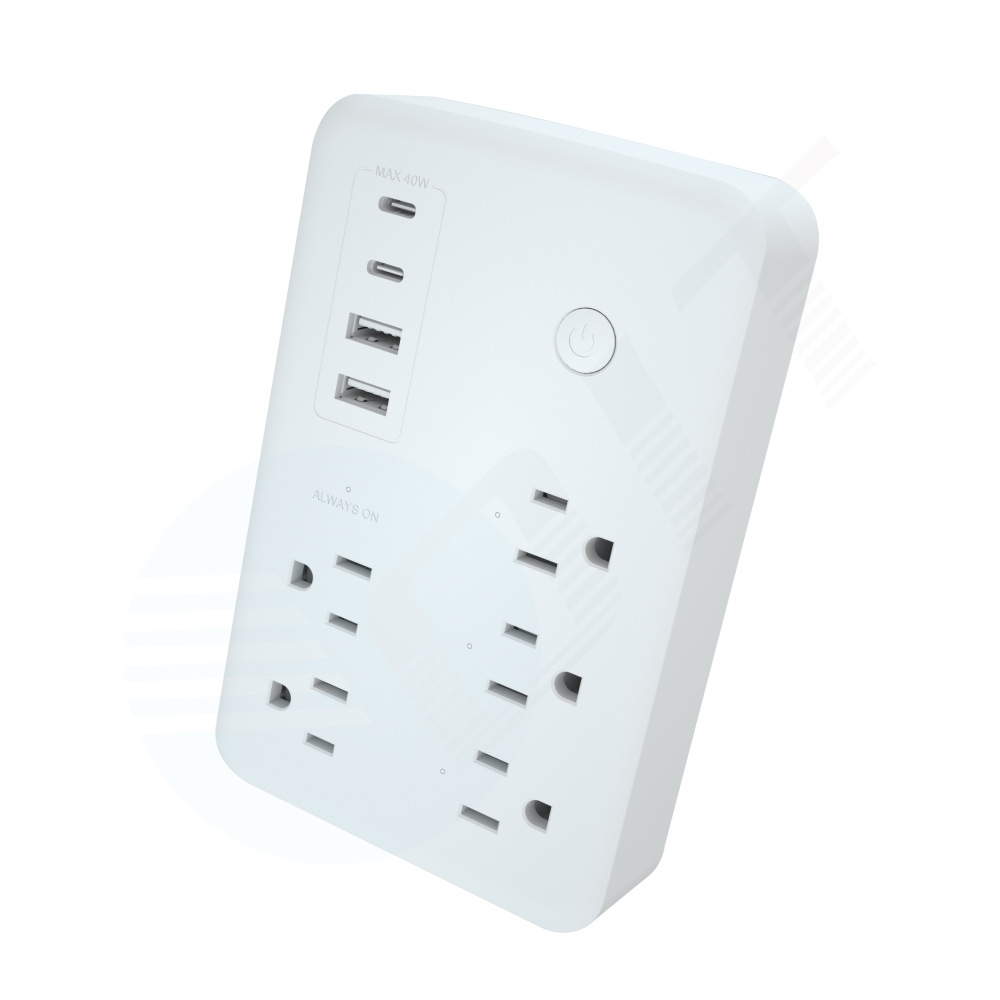 A smart socket that can be remotely controlled by mobile phones and voice, smart household products (American Standard)
