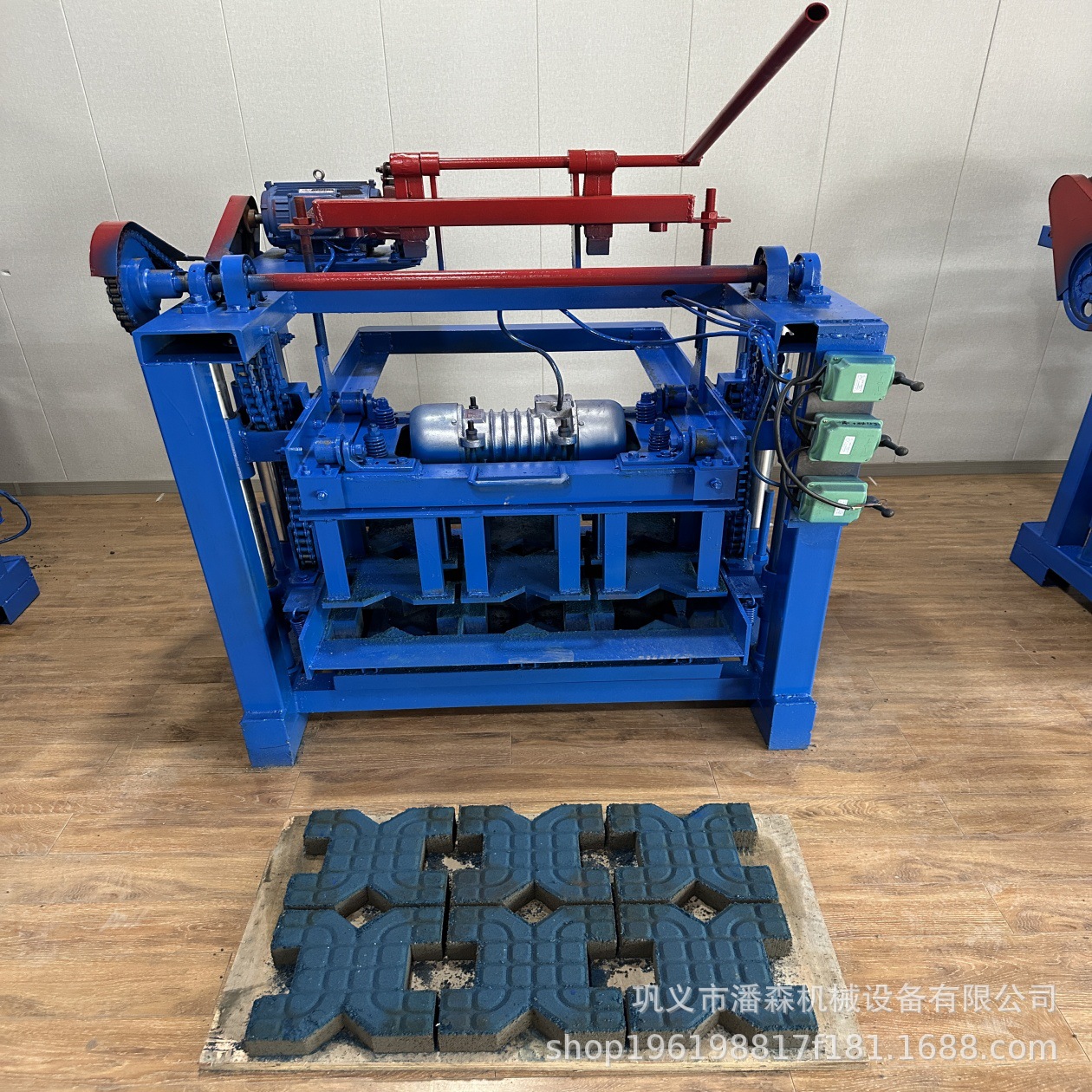 Fixed 4-35A Burn-Free Cement Building Forming Machine Small Brick Making Equipment Cement Brick Making Machine Hundreds of Brick Types