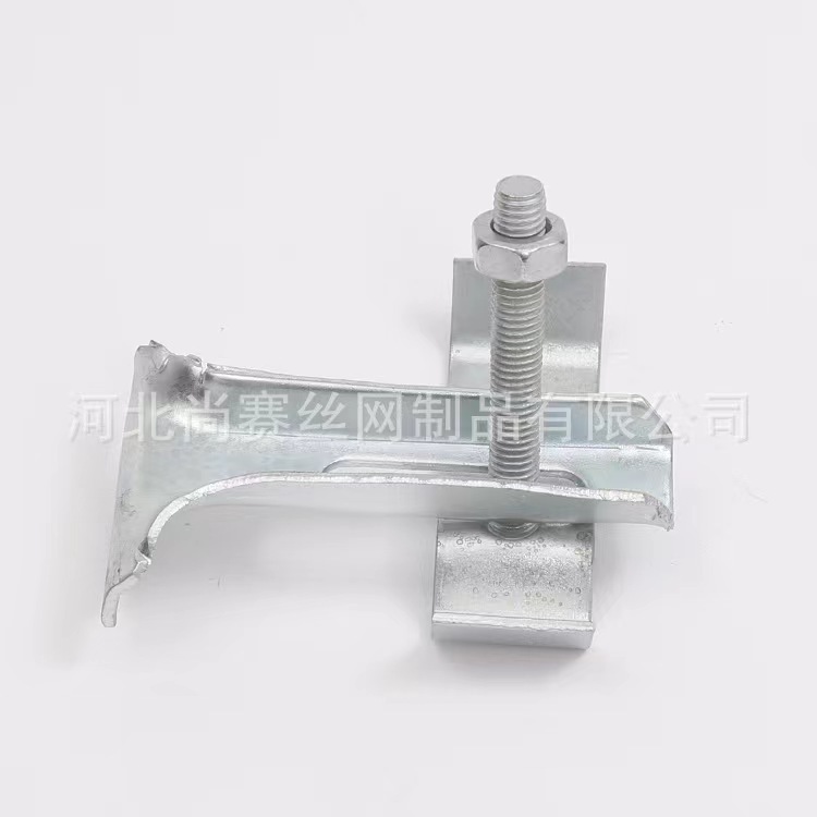 Customized Steel Grating Fixing Clips Simple Stair Tread Plate Installation Clips Galvanized Steel Grating Plate Installation Clips