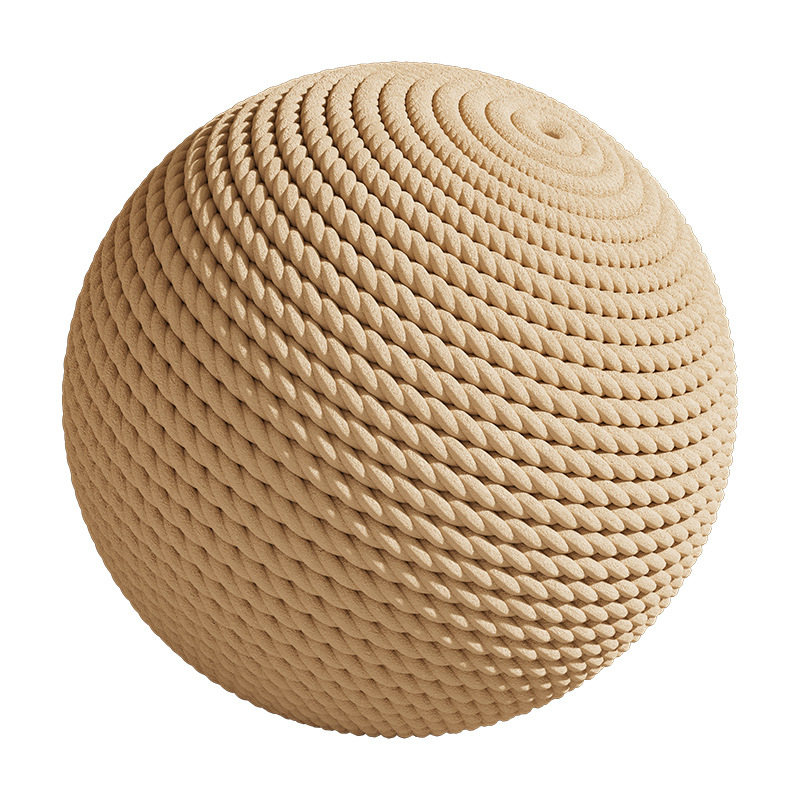 [Meowlefang} Customized Cat Toy Sisal Ball, Extra Large Self-Stimulating Tool to Relieve Boredom, Cat Stick, Teeth Grinding, Bite-Resistant and Sound Making