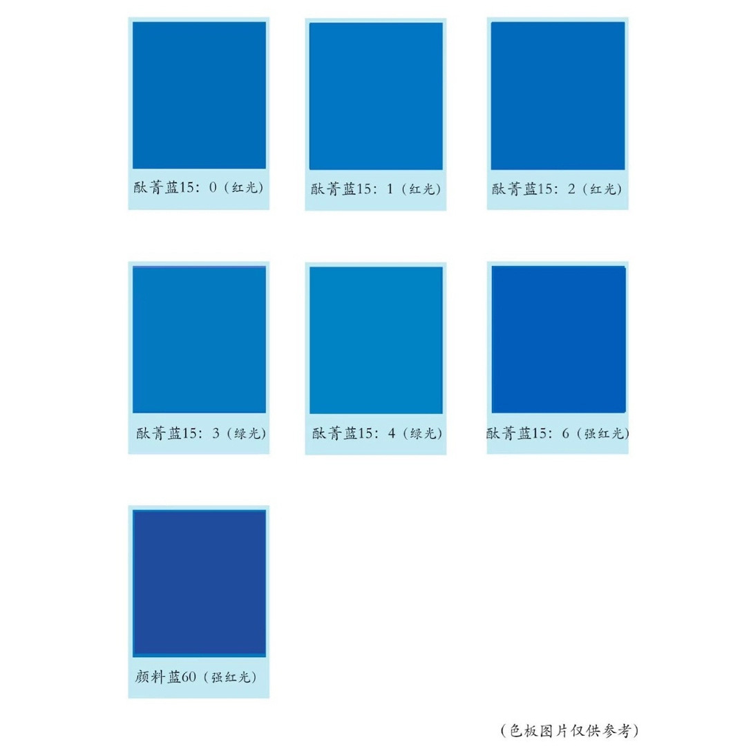 K7090 Phthalocyanine Blue Pigment for Colored Road Rubber and Plastic Building Materials, Sapphire Blue Paint for Coatings, Sky Blue, Gray-Blue, Blue