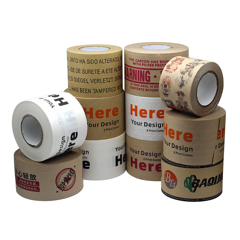 [Printing Mold] Special Offset Printing Tape for Custom Printing Tape, Water-Free Hot Melt Adhesive, Writable Kraft Paper Tape