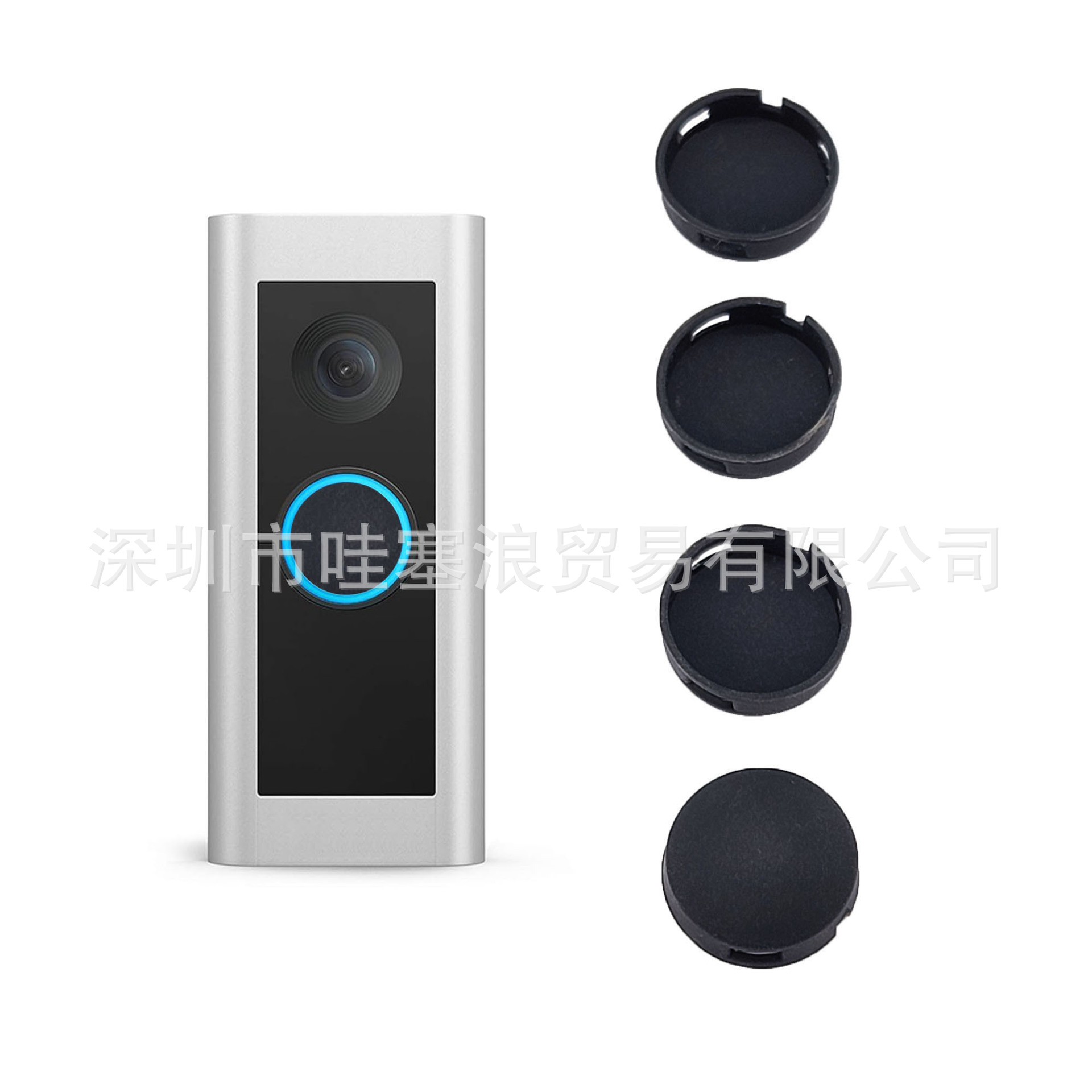 Профессиональная замена кнопки дверного звонка, совместима с дверными звонками, 4 кнопки