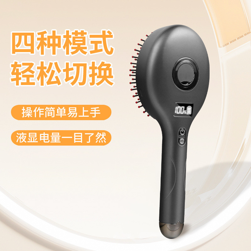 Electric Massage Comb Household Red Light Head Care Comb Essential Oil Atomized Spray Hair Growth Cap Vibrating Scalp Hair Growth Device