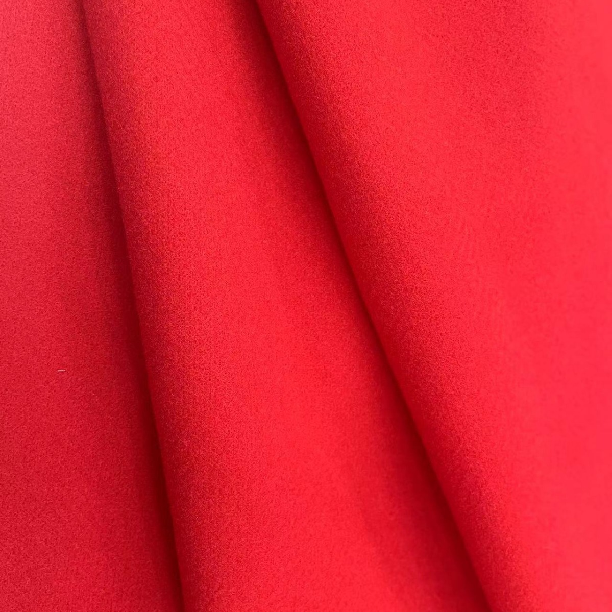 New Dragon and Phoenix Woolen 420-430g Ready Supply Plain Plush Fabric Women's Jacket Children's Clothing Fabric