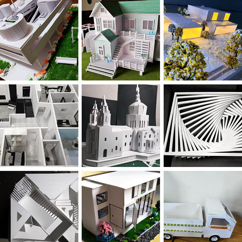 ABS Board Sand Table Building Model Modified Board Material DIY Wall Making Board Handmade Plastic Board ABS Plastic