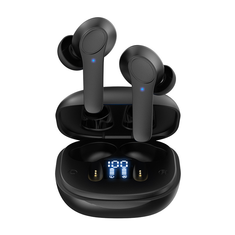 B11 Wireless Bluetooth Translation Headset Portable In-Ear Translator Touch Control Headset Multi-Language Translation Headset
